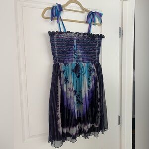 Anna Sui ~2008-2009 silk party dress, size small
